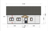 Casa de madera para vivir VERA (44+44 mm, aislada PLUS), 132 m² specification 5