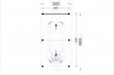 Cochera de madera LUNA, 3.2x6 m, con pared lateral specification 1