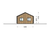 Casa de madera NICOLE S (Aislada, 66 mm + revestimiento), 66 m² specification 5
