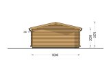 Caseta de jardín de madera DREUX (34 mm), 5x4 m, 18 m² specification 4