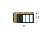 Oficina prefabricada de madera PREMIUM (34 mm + revestimiento), 6.5x4.5 m, 26 m² specification 5