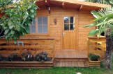 Caseta de madera NINA (44 mm), 5x5 m, 25 m² customer 1