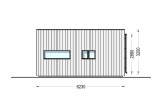 Casa prefabricada para vivir LUCIA 1 PV (Aislada PLUS, 44 mm + revestimiento), 57 m² specification 5