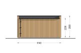 Oficina prefabricada de madera PREMIUM (34 mm + revestimiento), 5x3 m, 13 m² specification 4
