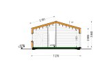Casa prefabricada para vivir ROBERTA PV (Aislada PLUS, 44 mm + revestimiento), 95 m² specification 6