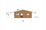 Casa de madera ALICE S (44 mm + revestimiento), 63 m² specification 3