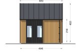 Casa de madera para vivir SALLY RV (Aislada PLUS, 44 mm + revestimiento), 20 m² specification 5