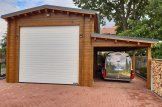 Garaje de madera para caravana (44 mm), 4x8 m, 32 m² customer 2