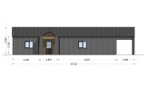 Casa prefabricada para vivir TESSA PV (Aislada PLUS, 44 mm + revestimiento), 130 m² specification 4