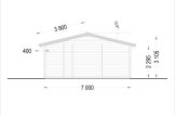 Casa de madera MILA (44 mm), 56 m² specification 5