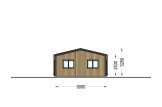 Casa de madera para vivir NICOLE (Aislada, 44 mm + revestimiento), 68 m² specification 5