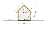 Casa prefabricada para vivir KARINA PV (Aislada PLUS, 44 mm + revestimiento), 46 m² specification 7