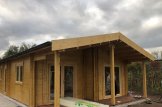 Casa de madera MEGAN (Aislada, 44+44 mm), 6x10 m, 60 m² customer 1