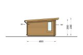Caseta de jardín de madera ESSEX (34 mm), 5x4 m, 18 m² specification 3