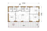 Casa de madera para vivir NICOLE RV (Aislada PLUS, 44 mm + revestimiento), 68 m² specification 1