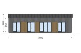 Casa prefabricada para vivir NICOLE PV (Aislada PLUS, 44 mm + revestimiento), 67 m² specification 2