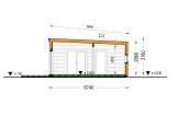 Casa de madera para vivir CARLA RV (Aislada PLUS, 44 mm + revestimiento), 66 m² specification 6