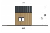 Caseta de madera habitable SARA (Aislada, 34 mm + revestimiento), 20 m² specification 6