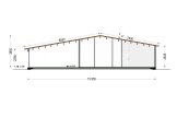Casa de madera RIVIERA S (44+44 mm), 130 m² specification 6
