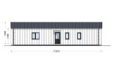Casa prefabricada para vivir ROBERTA PV (Aislada PLUS, 44 mm + revestimiento), 95 m² specification 2