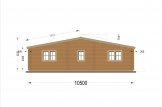 Casa de madera FILL S (34+34 mm), 60 m² specification 4