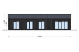 Casa de madera para vivir ROBERTA RV (Aislada PLUS, 44 mm + revestimiento), 95 m² specification 4