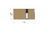 Casa de madera para vivir KAYA 3 RV (Aislada PLUS, 44 mm + revestimiento), 70 m² specification 5