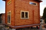 Caseta de madera de tejado plano AVIGNON F (44 mm), 20 m² + 16 m² altillo customer 1