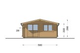 Caseta de jardín de madera LILLE (44 mm), 5x5 m, 25 m² specification 2