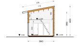Casa de madera SOPHIA (Aislada, 34 mm + revestimiento), 20 m² specification 7