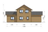 Casa de madera para vivir HOLLAND RV (Aislada PLUS, 44 mm + revestimiento), 116 m² specification 5