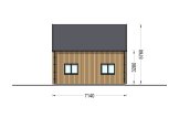 Casa de madera para vivir ALINA (Aislada, 34 mm + revestimiento), 46 m² specification 6