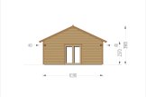 Casa de madera GRETA S (44 mm + revestimiento), 48 m² specification 3