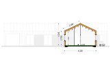 Casa prefabricada para vivir TESSA PV (Aislada PLUS, 44 mm + revestimiento), 130 m² specification 7