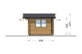 Caseta de jardín de madera DREUX (44 mm), 4x3 m, 12 m² specification 5