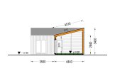Casa de madera para vivir GINNY RV (Aislada PLUS, 44 mm + revestimiento), 49 m² specification 6