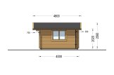 Caseta de jardín de madera LILLE (34 mm), 5x4 m, 20 m² specification 5