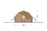 Garaje de madera BARN (44 mm), 5x6 m, 30 m² specification 4