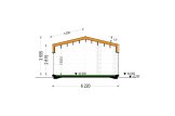 Casa prefabricada para vivir NICOLE PV (Aislada PLUS, 44 mm + revestimiento), 67 m² specification 6