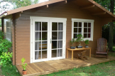 Caseta de madera para jardín WISSOUS (44 mm), 5x4 m, 20 m² customer 2