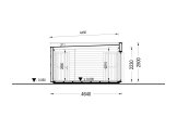 Oficina prefabricada de madera PREMIUM (34 mm + revestimiento), 6.5x4.5 m, 26 m² specification 6