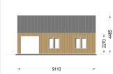 Casa de madera AGATA S (44 mm + revestimiento), 39 m² specification 6