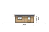 Garaje de madera CLASSIC (34 mm), 4x6 m, 24 m² specification 3
