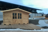 Caseta de madera para jardín PALMA (34 mm), 4x4 m, 16 m² customer 2