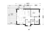 Casa prefabricada para vivir ASTRID PV (Aislada PLUS, 44 mm + revestimiento), 92 m² specification 1