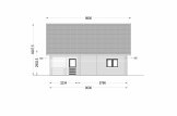 Casa de madera para vivir DORIS (Aislada PLUS, 44+44 mm), 80 m² specification 7