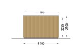 Oficina prefabricada de madera PREMIUM (Aislada PLUS, 34 mm + revestimiento), 7x4 m, 28 m² specification 5