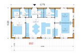 Casa prefabricada para vivir NICOLE PV (Aislada PLUS, 44 mm + revestimiento), 67 m² specification 1