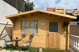 Caseta de jardín de madera DREUX (44 mm), 4x3 m, 12 m² customer 2