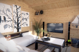 Caseta de madera para jardín SHANON (66 mm), 16 m² + 7 m² porche customer 3